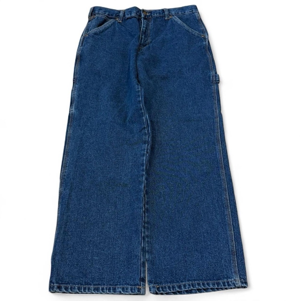 Vintage Smiths Workwear Baggy Blue Denim Carpenter Jeans Men's 33x30 Skater Y2K